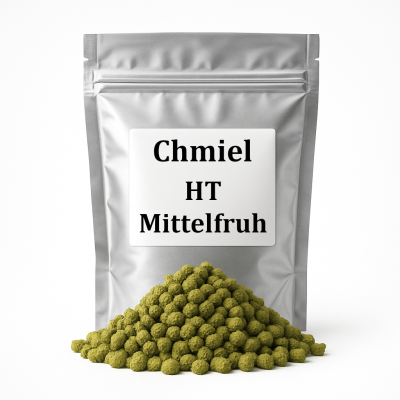Chmiel HT Mittelfrüh 100 g 2025 – szlachetny chmiel o eleganckiej, ziołowo-kwiatowej goryczce do warzenia piwa