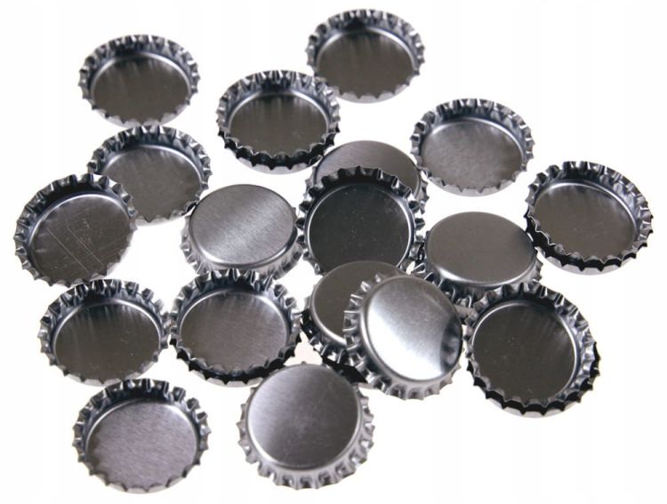 Kapsle 26 mm 1000 sztuk – zestaw kolorowych kapsli do zamykania butelek piwa po rozlewie