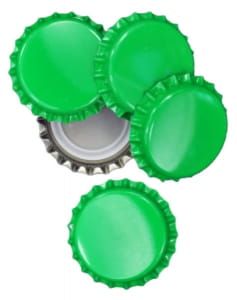 Kapsle 26 mm 1000 sztuk – zestaw kolorowych kapsli do zamykania butelek piwa po rozlewie